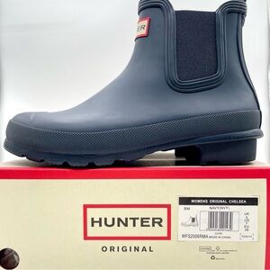 Hunter Original Chelsea Rain Boots Navy Size 7